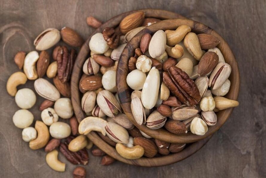Nuts are a supply of vitamins that increase potency