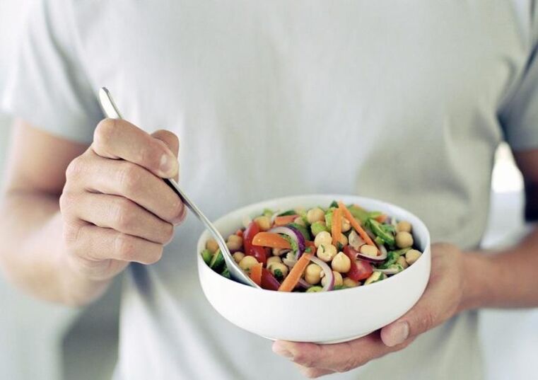Eat vegetable salad to increase potency